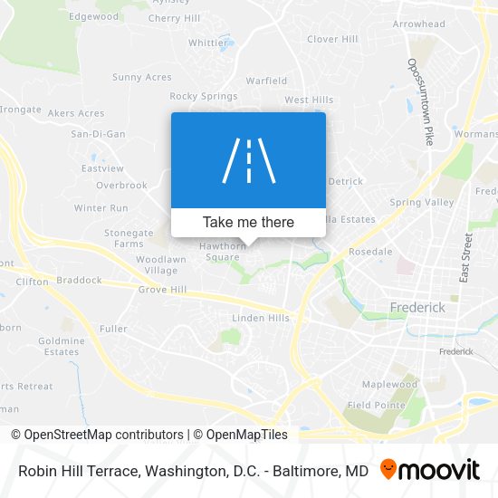 Robin Hill Terrace map