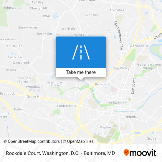 Rockdale Court map