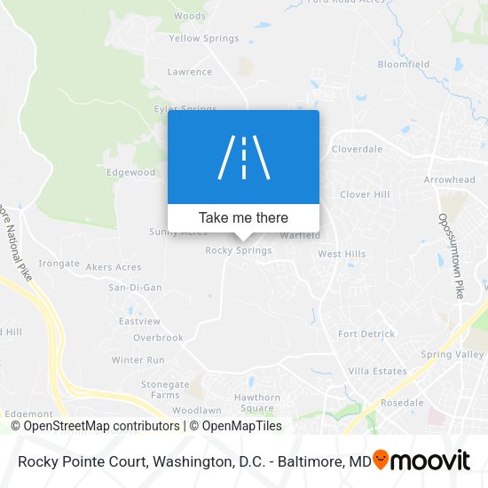 Rocky Pointe Court map