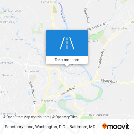 Mapa de Sanctuary Lane