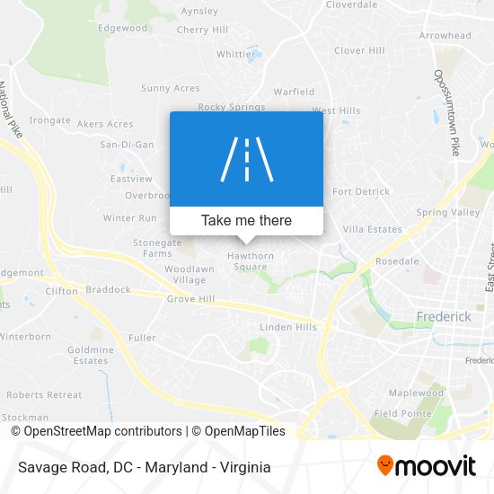 Savage Road map