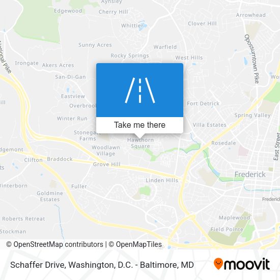 Schaffer Drive map