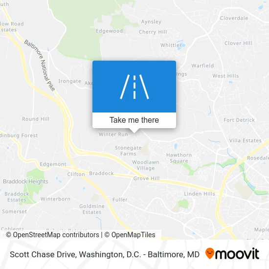 Scott Chase Drive map