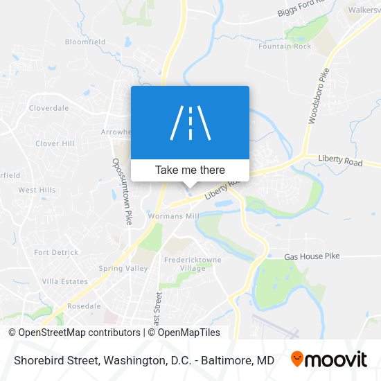 Mapa de Shorebird Street