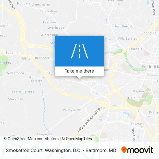 Smoketree Court map