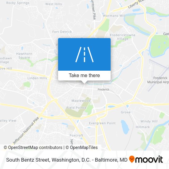 Mapa de South Bentz Street