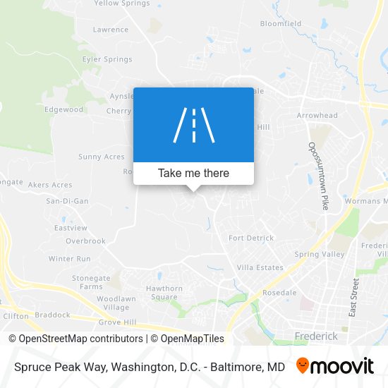 Mapa de Spruce Peak Way