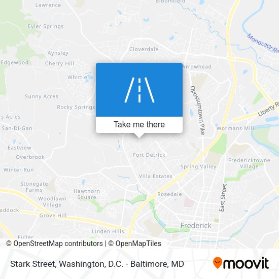 Stark Street map