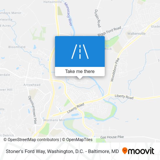 Mapa de Stoner's Ford Way