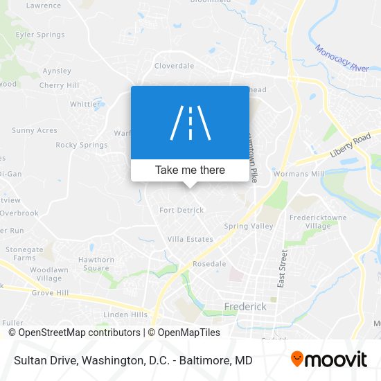 Sultan Drive map