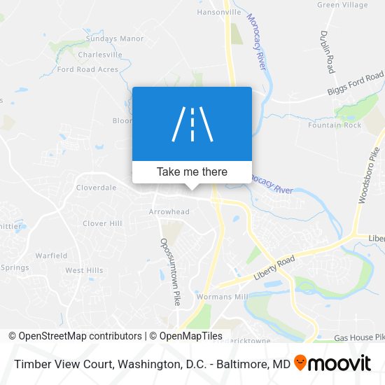 Timber View Court map