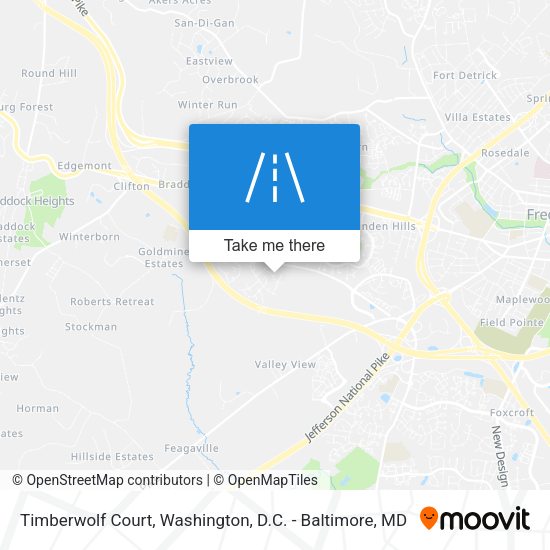 Timberwolf Court map