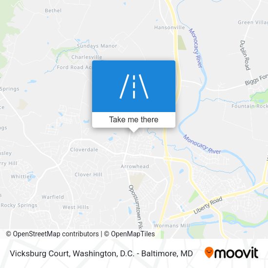 Vicksburg Court map