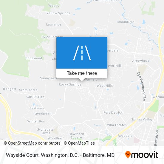 Wayside Court map