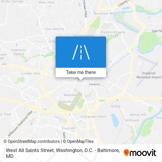 West All Saints Street map