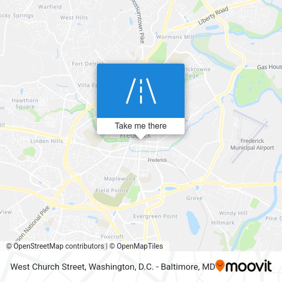 Mapa de West Church Street