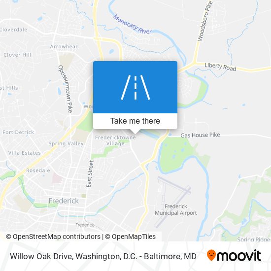 Willow Oak Drive map