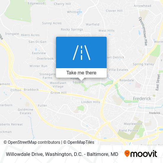 Willowdale Drive map
