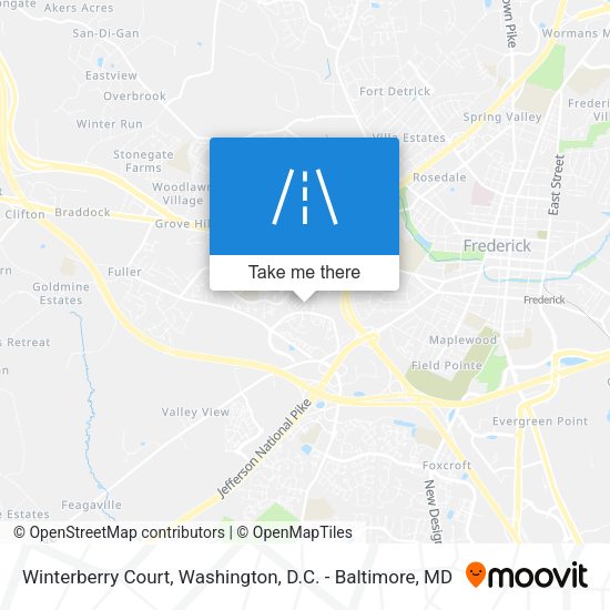 Winterberry Court map