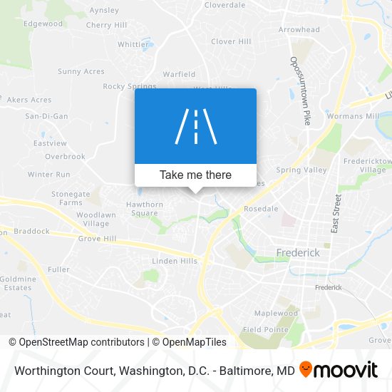 Worthington Court map