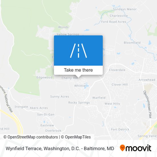 Wynfield Terrace map