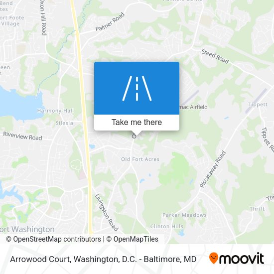 Arrowood Court map