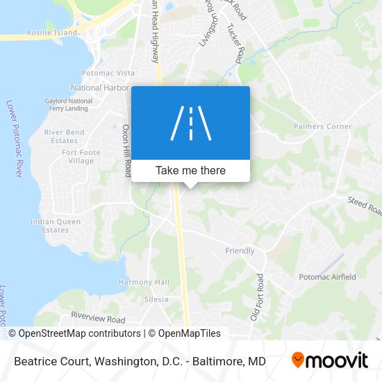 Beatrice Court map