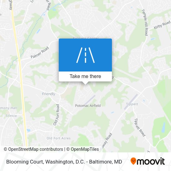 Blooming Court map