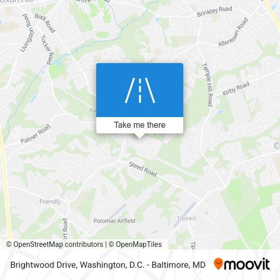 Mapa de Brightwood Drive