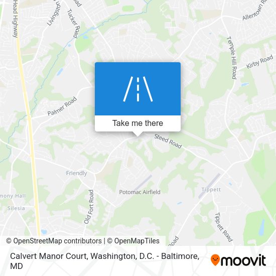 Calvert Manor Court map