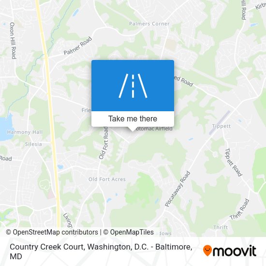 Country Creek Court map