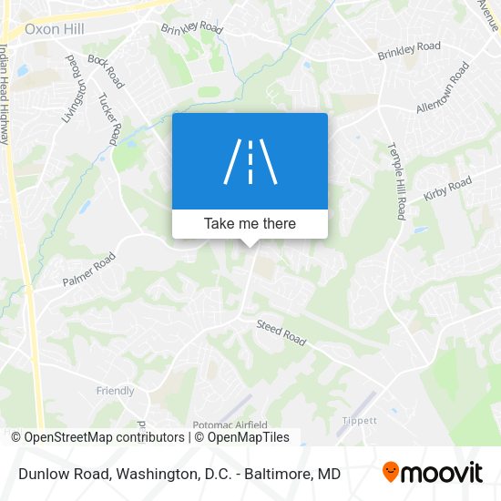 Dunlow Road map