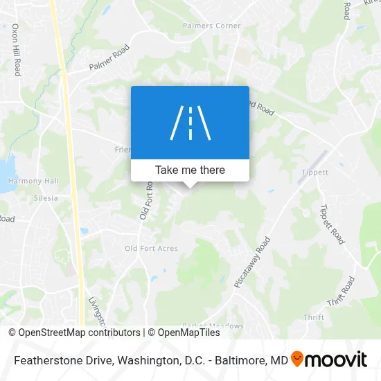 Featherstone Drive map