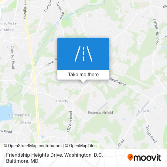 Mapa de Friendship Heights Drive