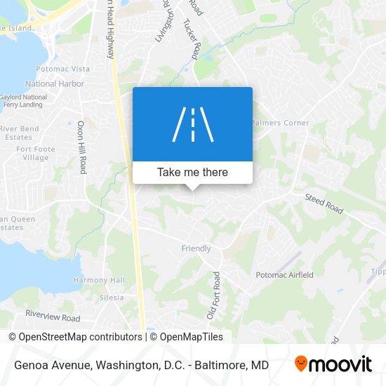 Genoa Avenue map