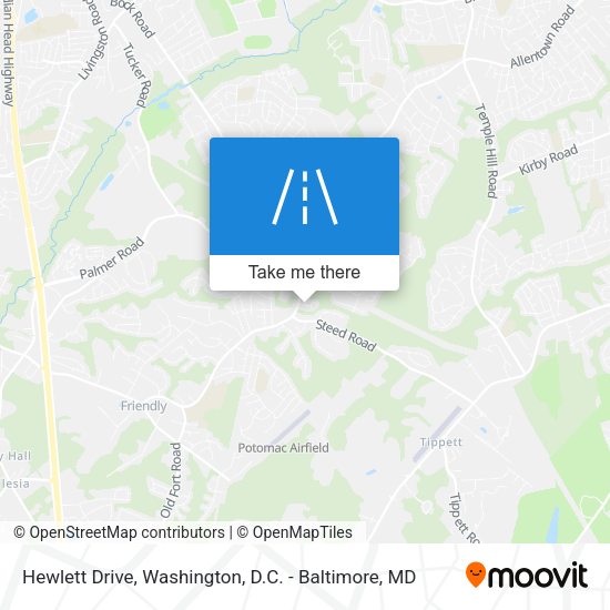 Hewlett Drive map