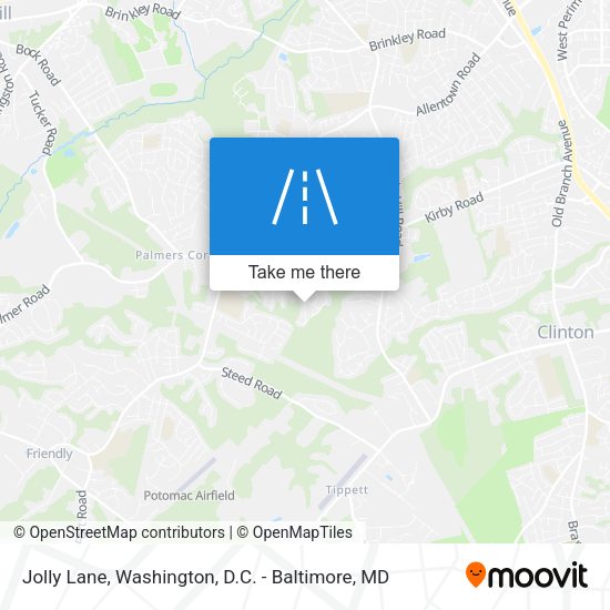 Jolly Lane map