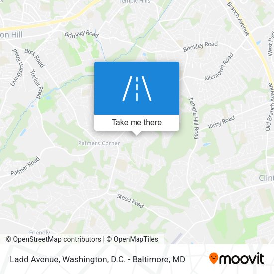 Ladd Avenue map