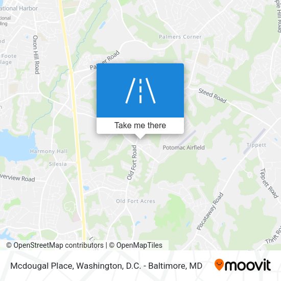 Mcdougal Place map
