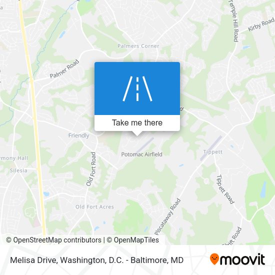 Melisa Drive map