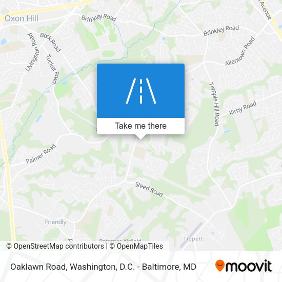 Oaklawn Road map