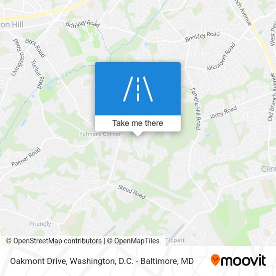 Oakmont Drive map