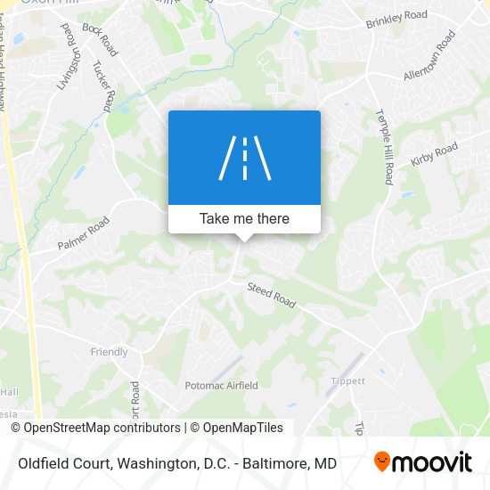 Mapa de Oldfield Court
