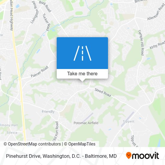 Pinehurst Drive map