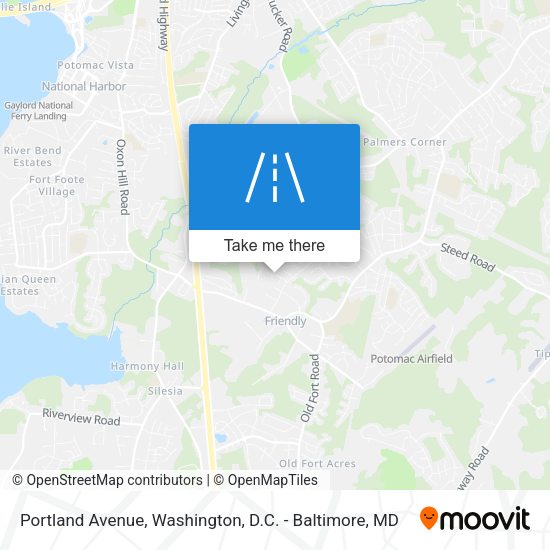 Portland Avenue map