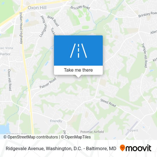 Mapa de Ridgevale Avenue