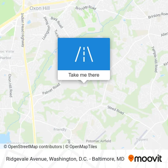 Ridgevale Avenue map