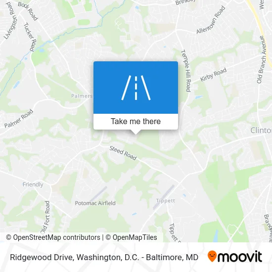 Ridgewood Drive map