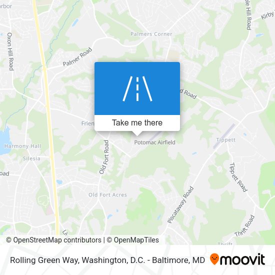 Mapa de Rolling Green Way