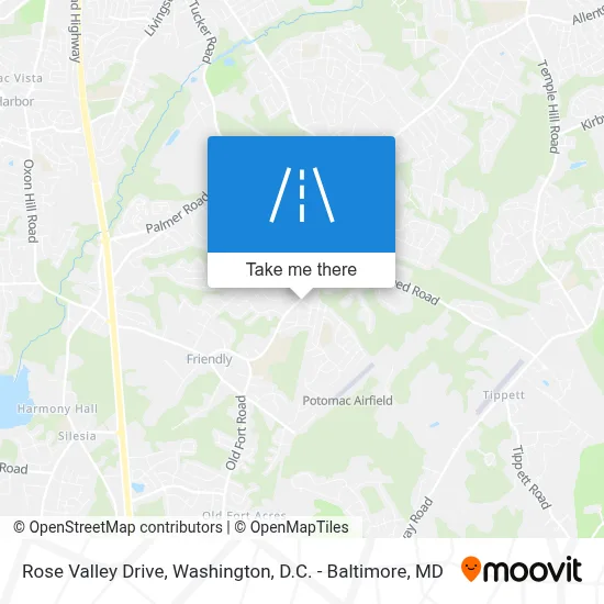 Rose Valley Drive map